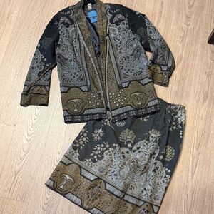 Vintage Jacket and Skirt Set